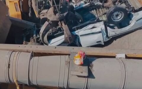 Watch: Reckless drivers' vehicles crushed in Kuwait